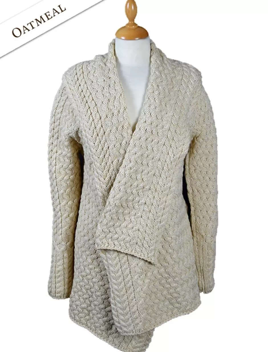 waterfall_cable_cardigan_9.webp Cardigans, Jackets & Coatigans<Glenaran Waterfall Cable Cardigan