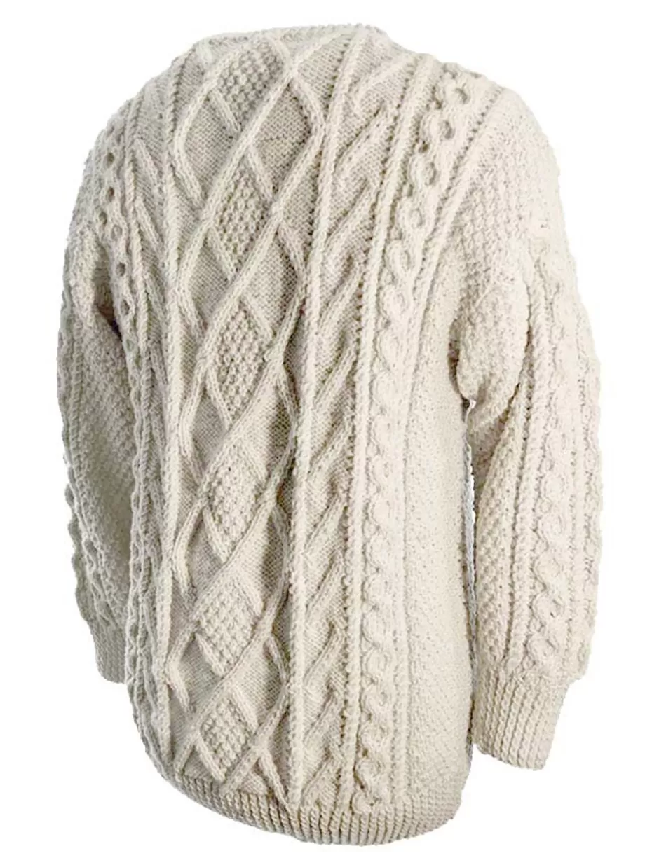white_clan_sweater_8.webp Clan Sweaters<Glenaran White Clan Sweater